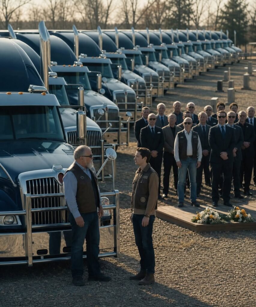 Forty-Seven Truck Drivers Showed Up At My Uncle’s Funeral—But Only One Revealed The Secret That Changed Everything We Knew About Him