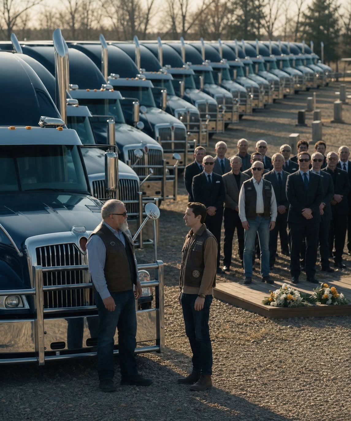 Forty-Seven Truck Drivers Showed Up At My Uncle’s Funeral—But Only One Revealed The Secret That Changed Everything We Knew About Him