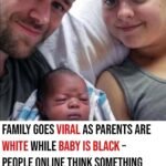 A family is going viral for the birth of their beautiful baby boy, who happens to be Black. But the mom and dad are both white, and people online think something strang is going on….….…